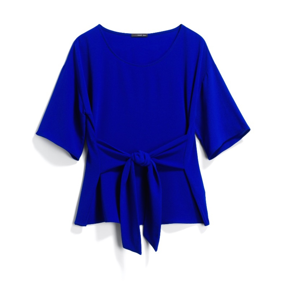 West Kei Julianne Tie Front Blouse size L